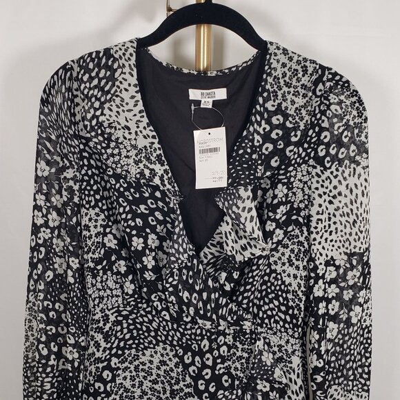 BB Dakota by Steve Madden Tiger Queen Tiered Minidress SZ XS NWT - Picture 4 of 13